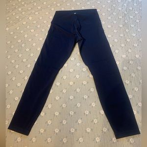 Lululemon wunder under 24” high rise leggings (sz 6) navy